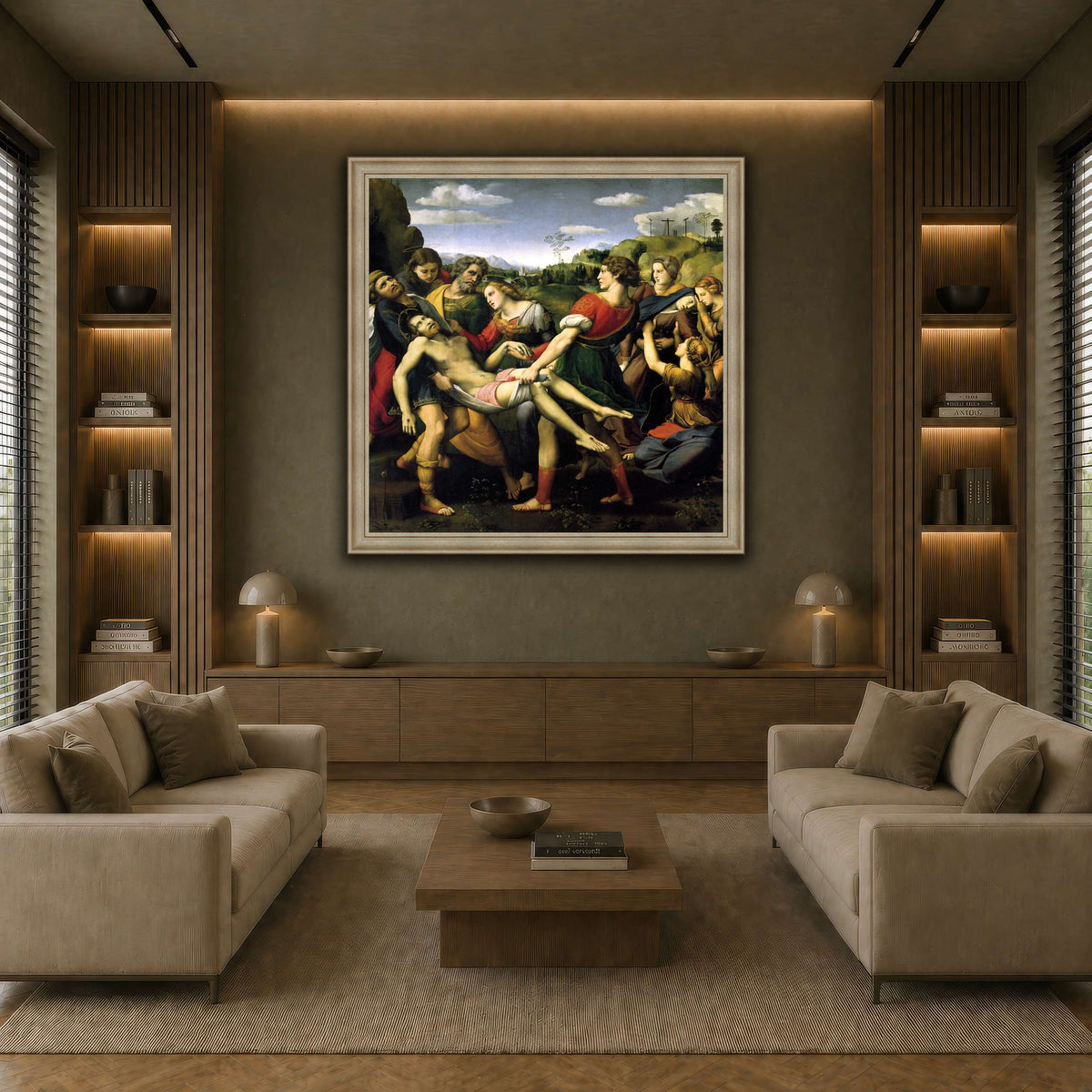 Raffaello_Sanzio_deposizione earth-living room