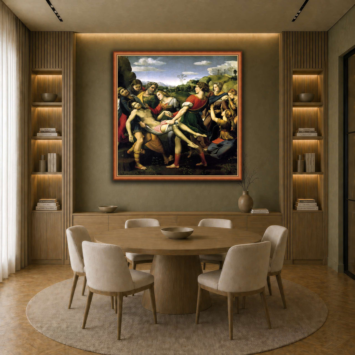 Raffaello_Sanzio_deposizione earth-dining room