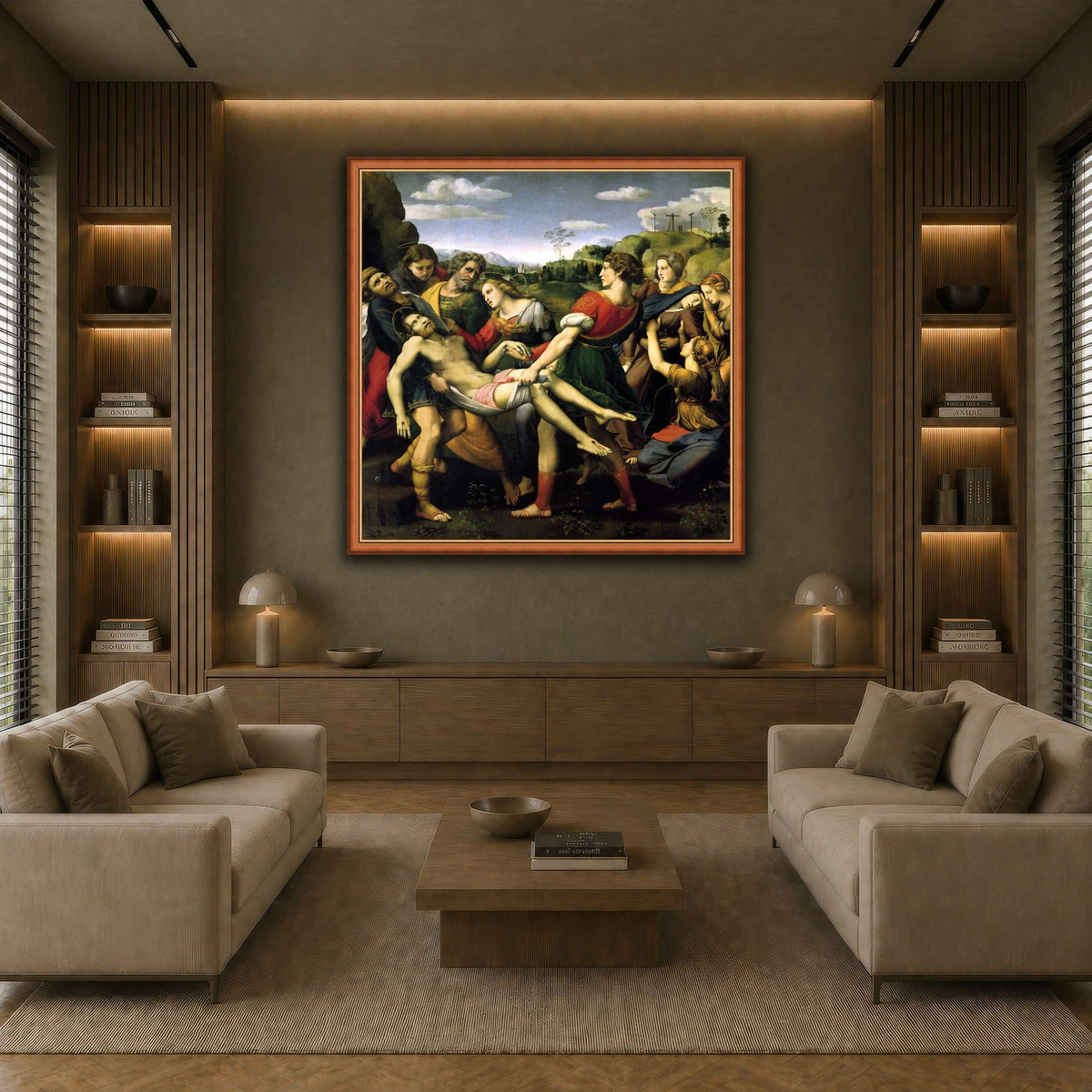 Raffaello_Sanzio_deposizione earth-living room