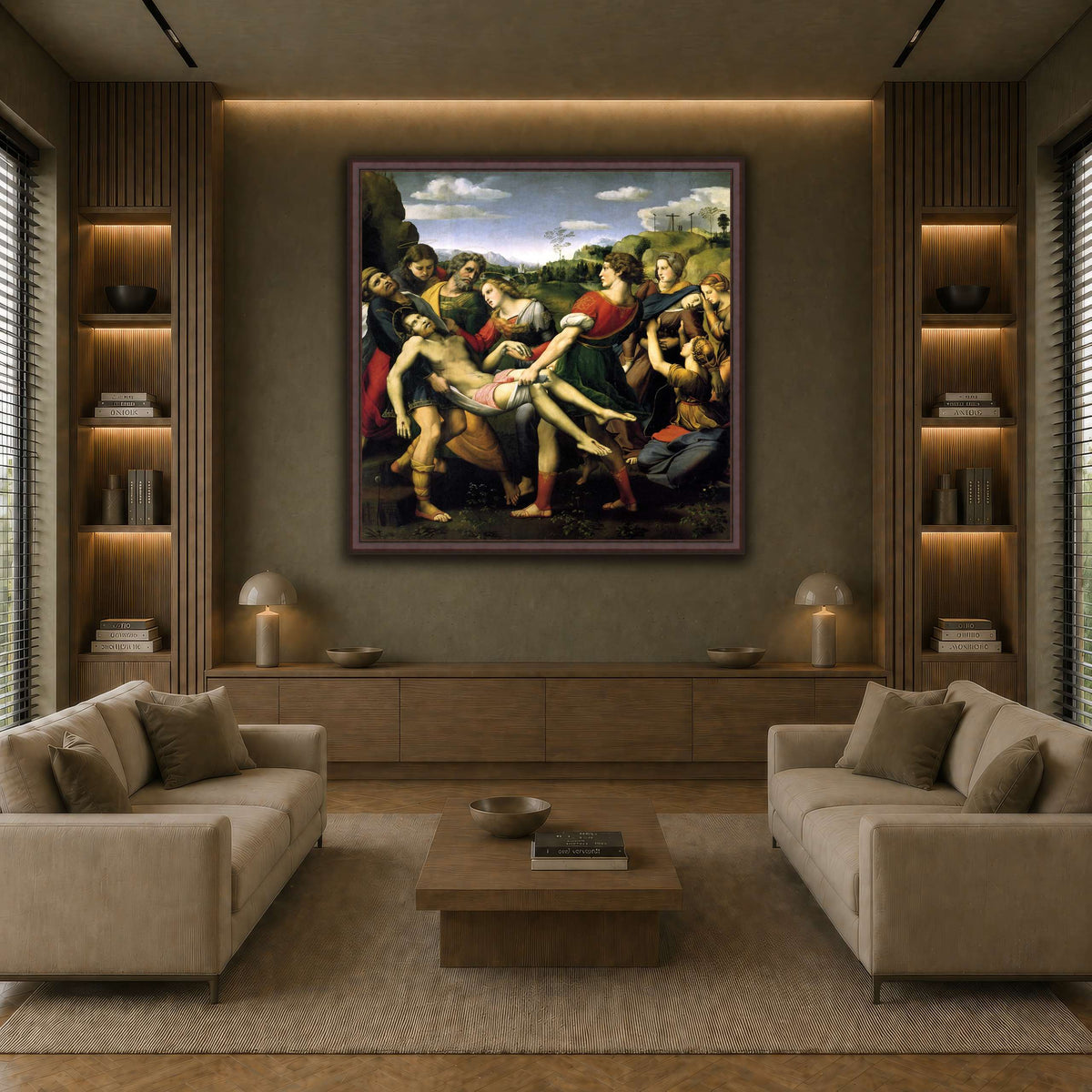 Raffaello_Sanzio_deposizione earth-living room