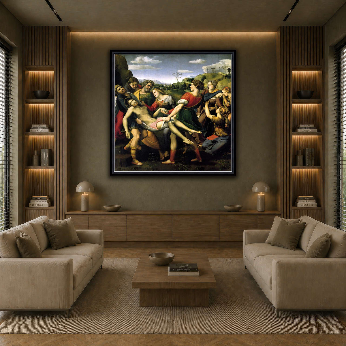 Raffaello_Sanzio_deposizione earth-living room