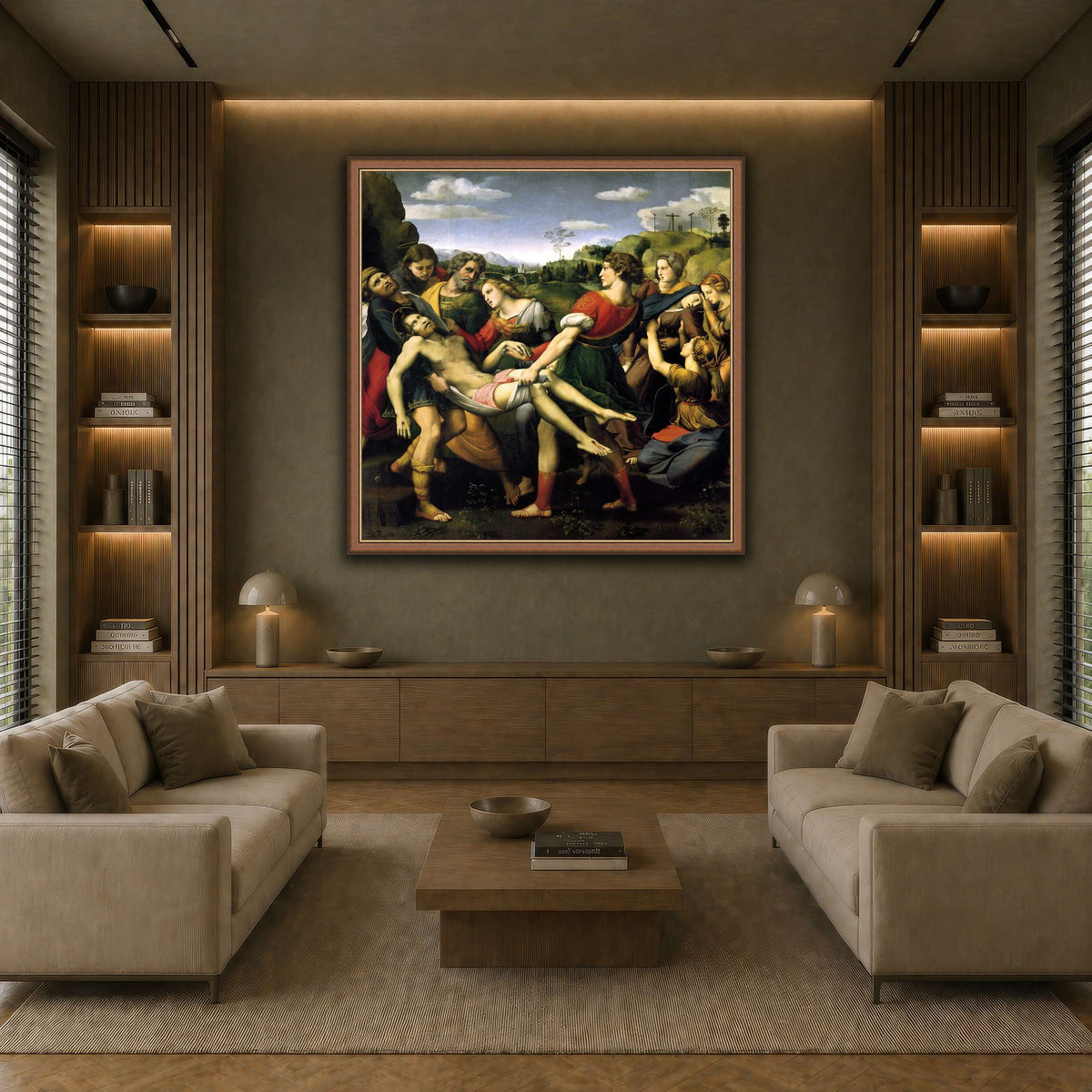 Raffaello_Sanzio_deposizione earth-living room