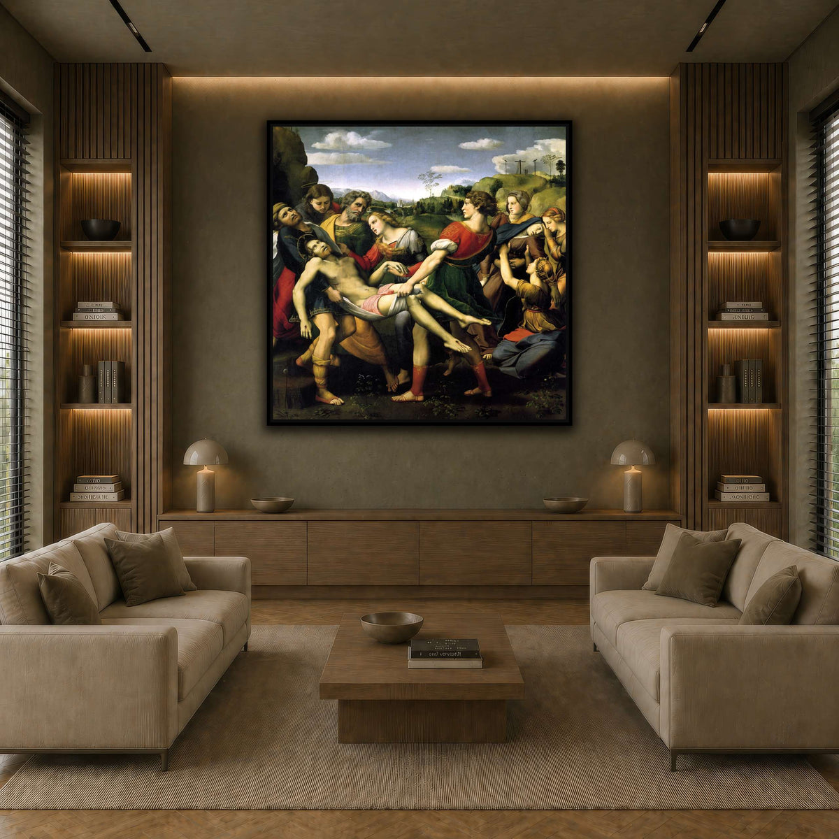 Raffaello_Sanzio_deposizione earth-living room
