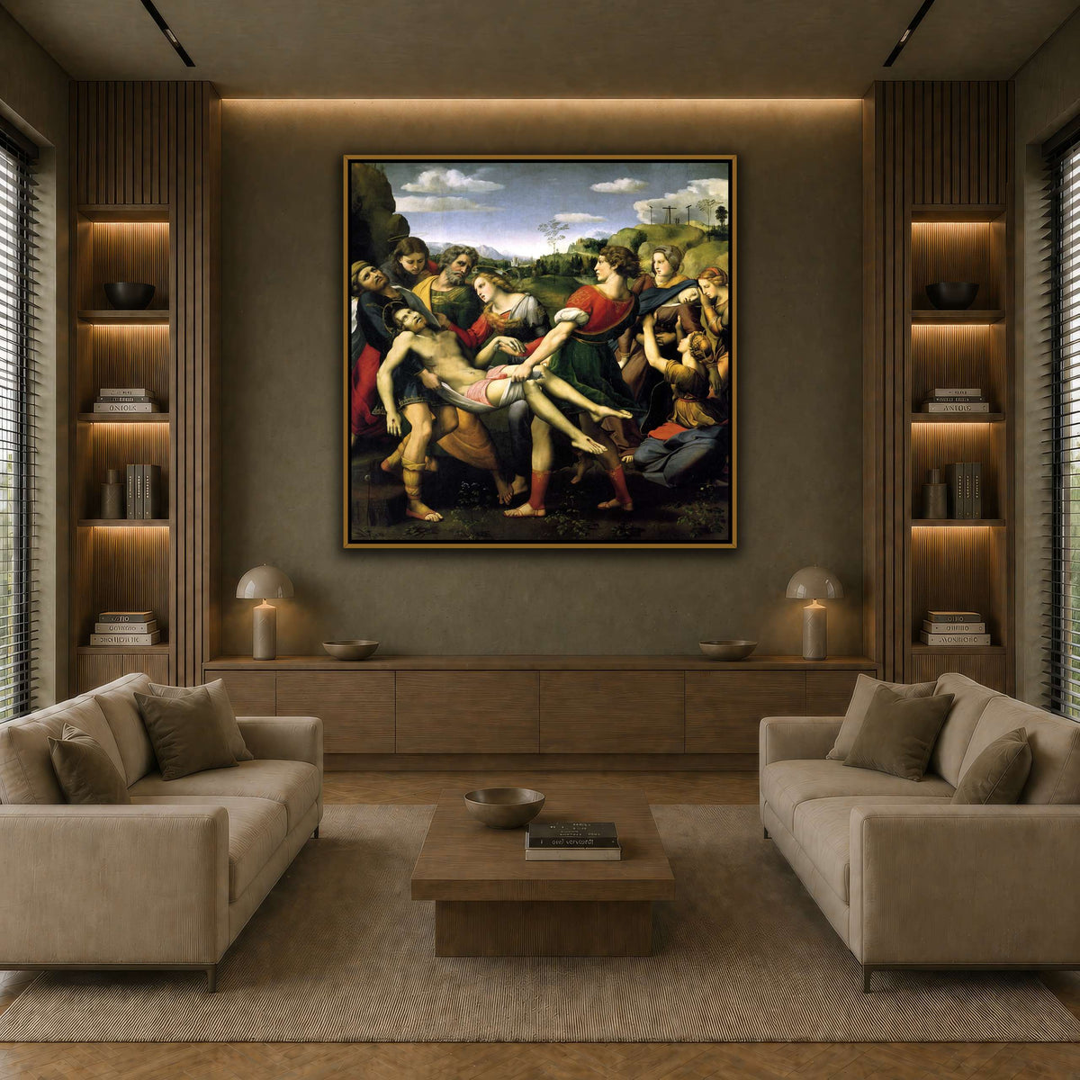 Raffaello_Sanzio_deposizione earth-living room