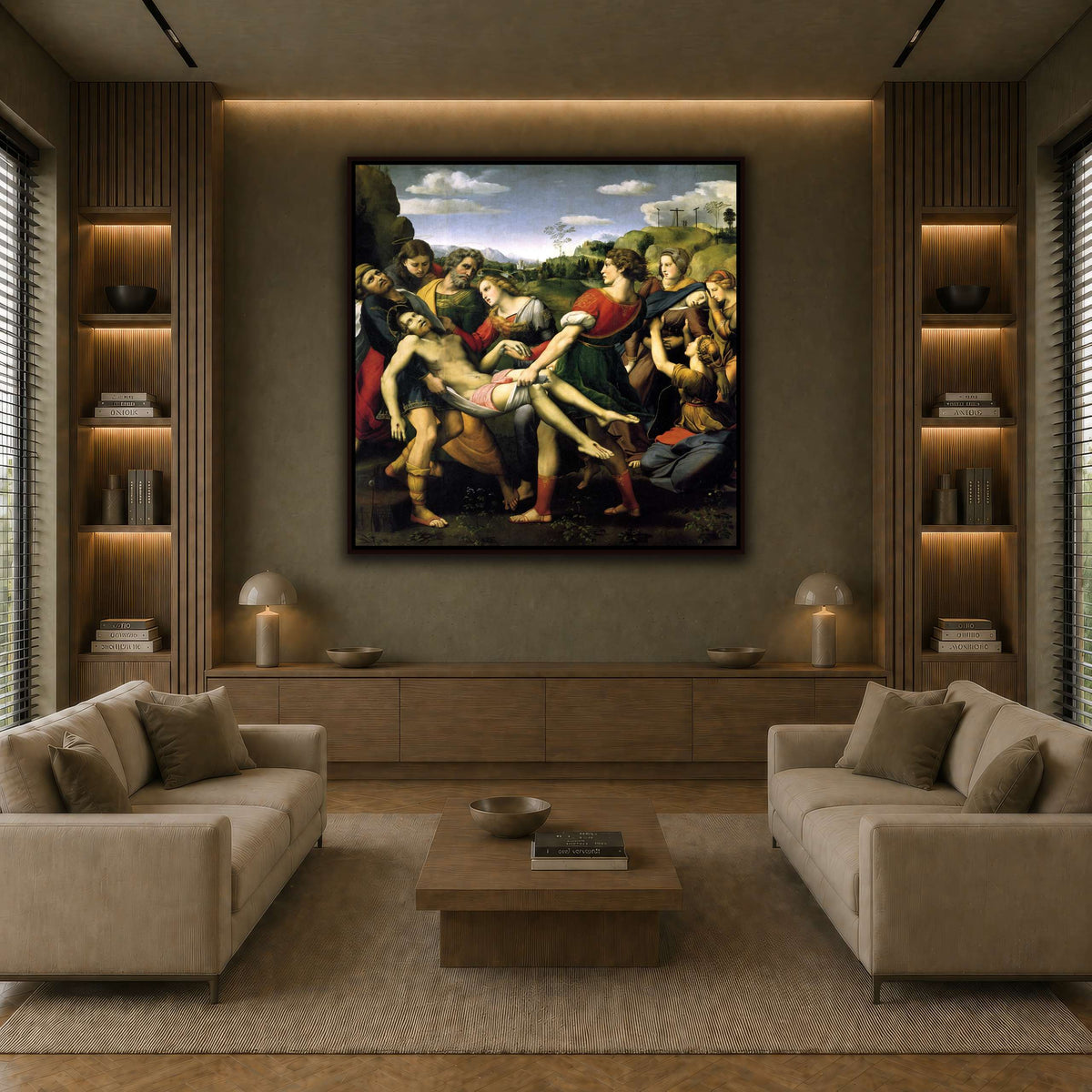 Raffaello_Sanzio_deposizione earth-living room