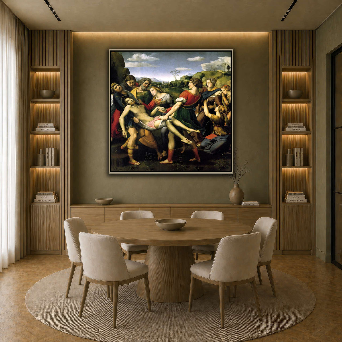 Raffaello_Sanzio_deposizione earth-dining room