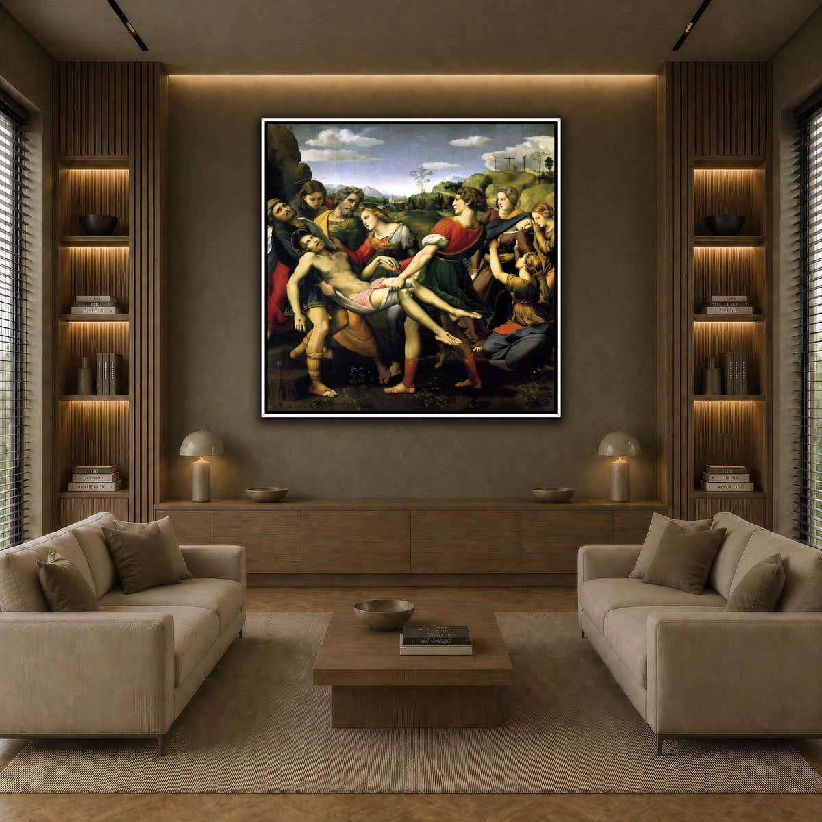 Raffaello_Sanzio_deposizione earth-living room