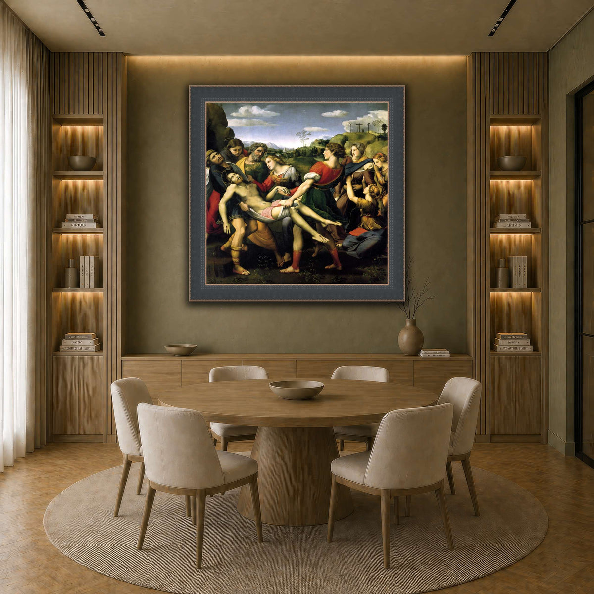 Raffaello_Sanzio_deposizione earth-dining room