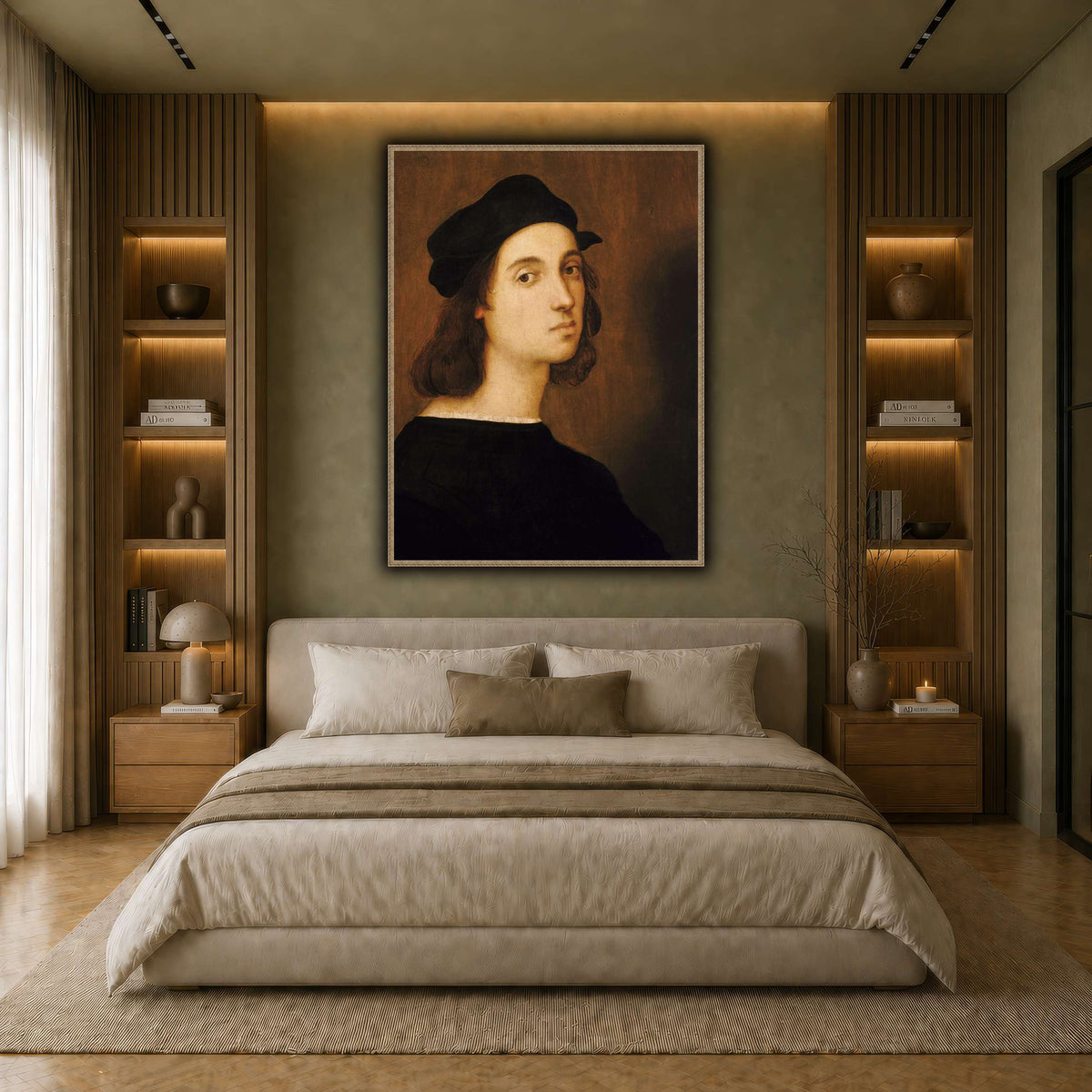Raffaello_Sanzio_self_portrait earth-bedroom