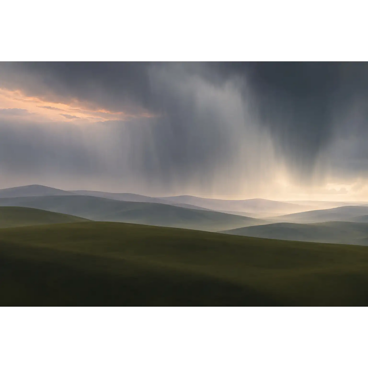 Rain Veils Over Quiet Hills-8