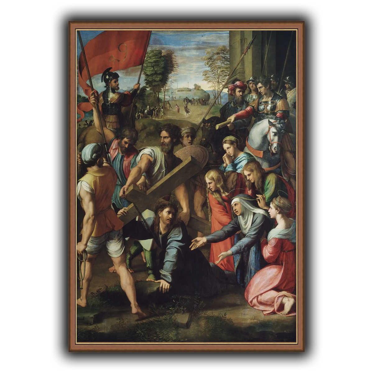 Raphael_Christ_Falling_on_the_Way_to_Calvary