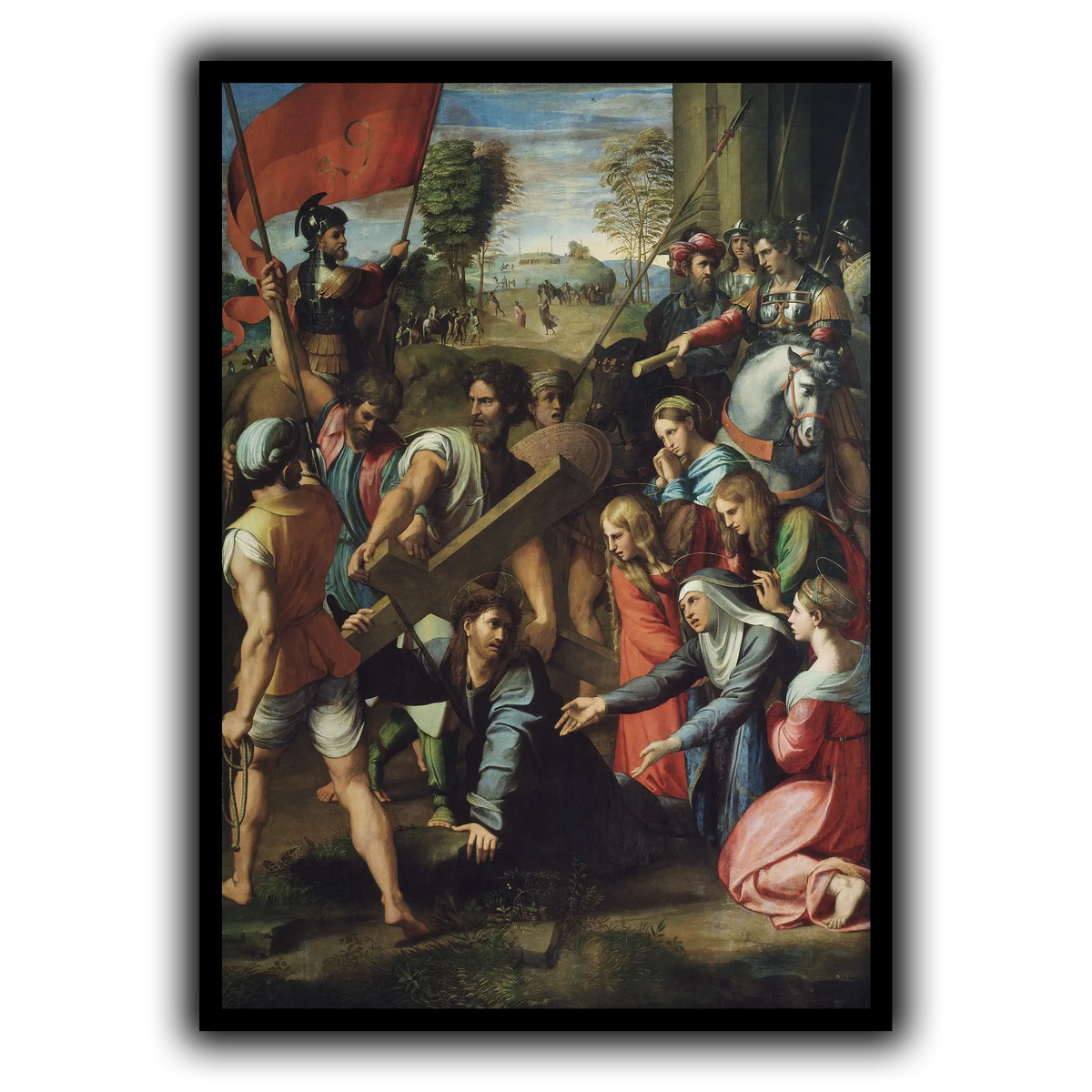 Raphael_Christ_Falling_on_the_Way_to_Calvary