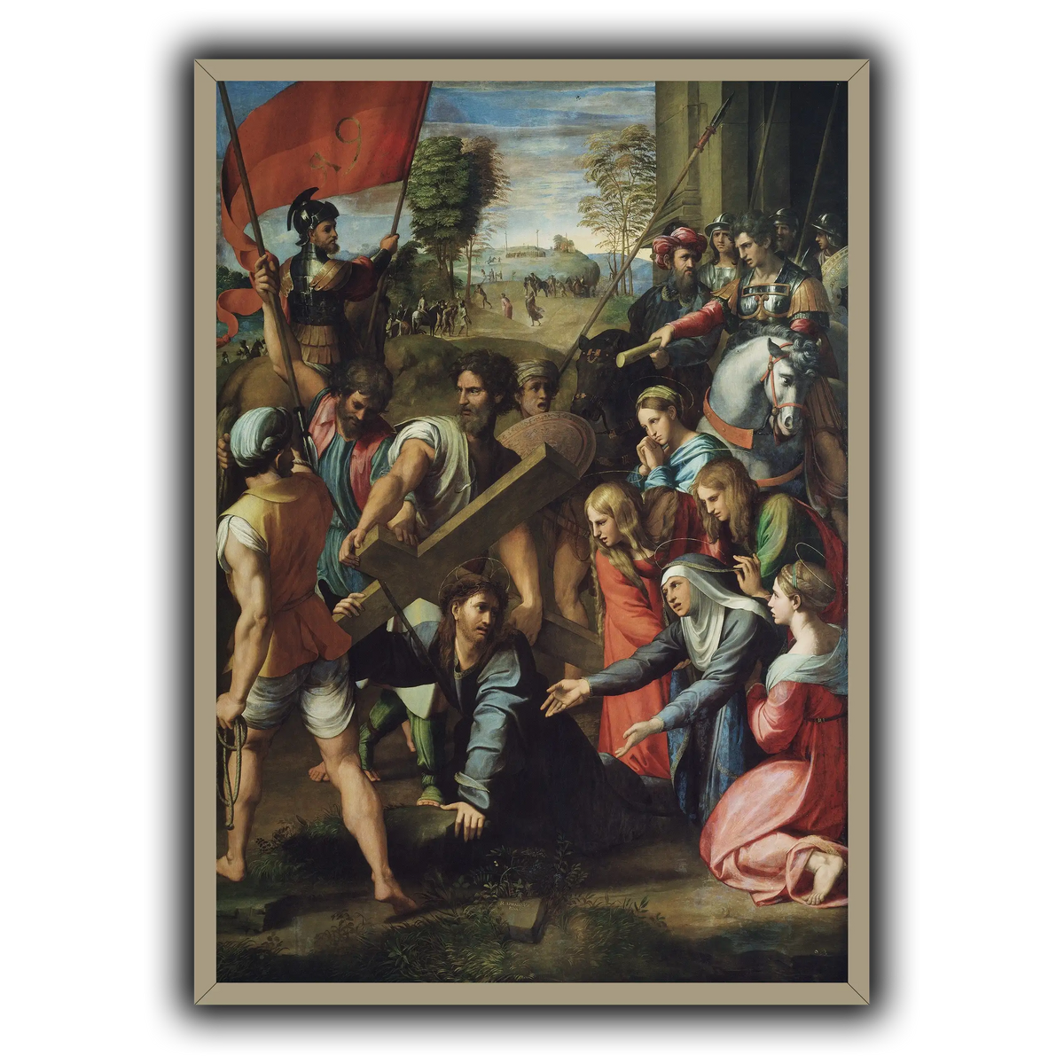 Raphael_Christ_Falling_on_the_Way_to_Calvary
