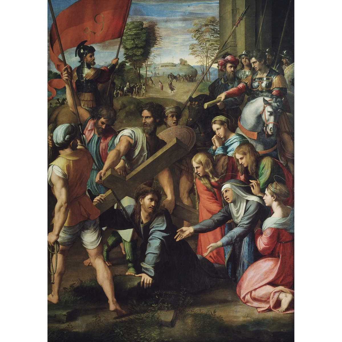 Raphael_Christ_Falling_on_the_Way_to_Calvary