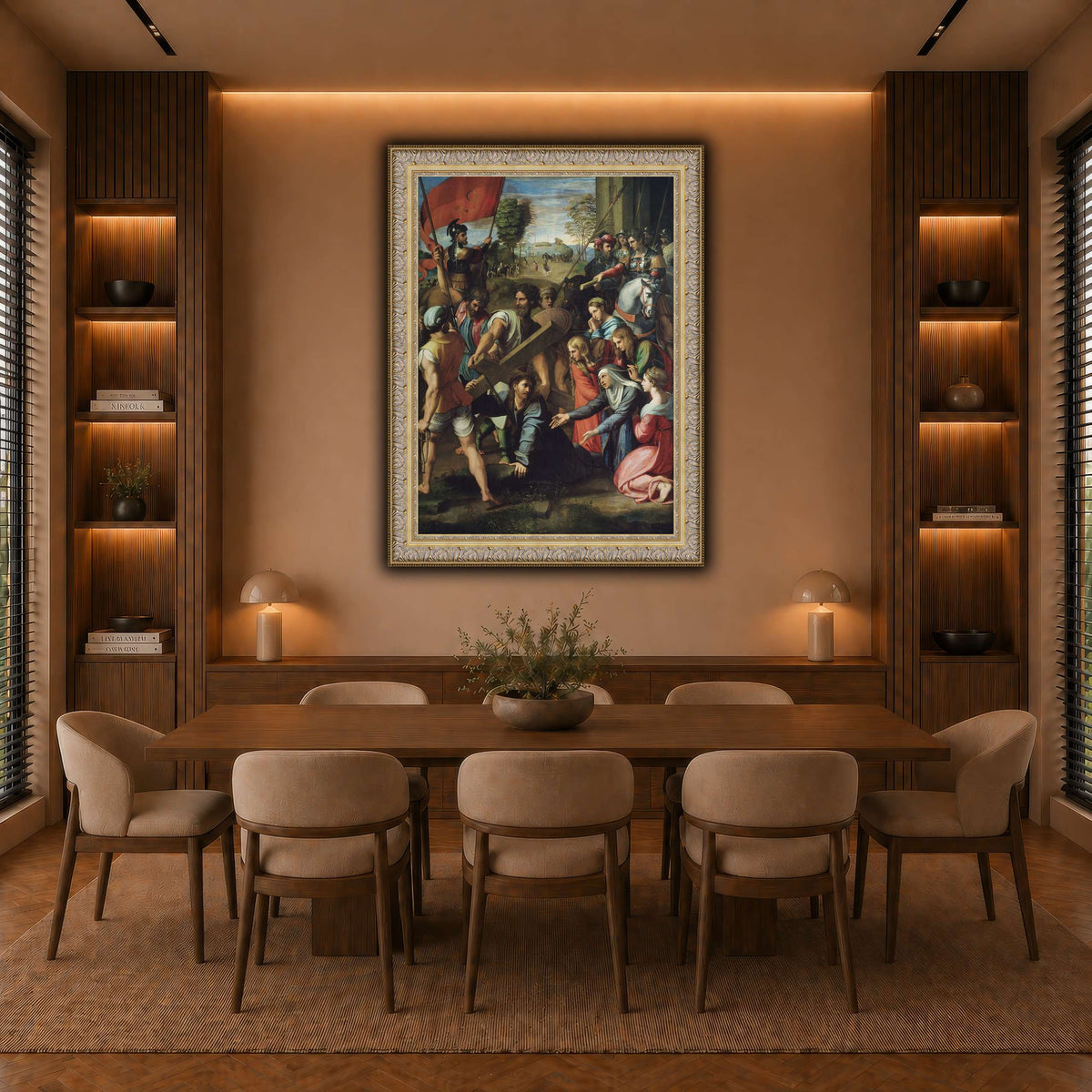 Raphael_Christ_Falling_on_the_Way_to_Calvary warm-dining room