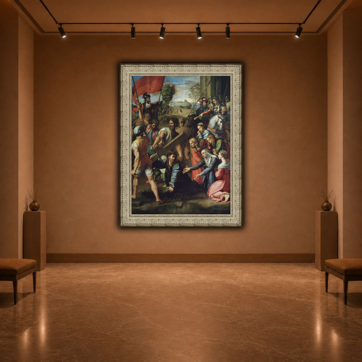Raphael_Christ_Falling_on_the_Way_to_Calvary warm-agallery
