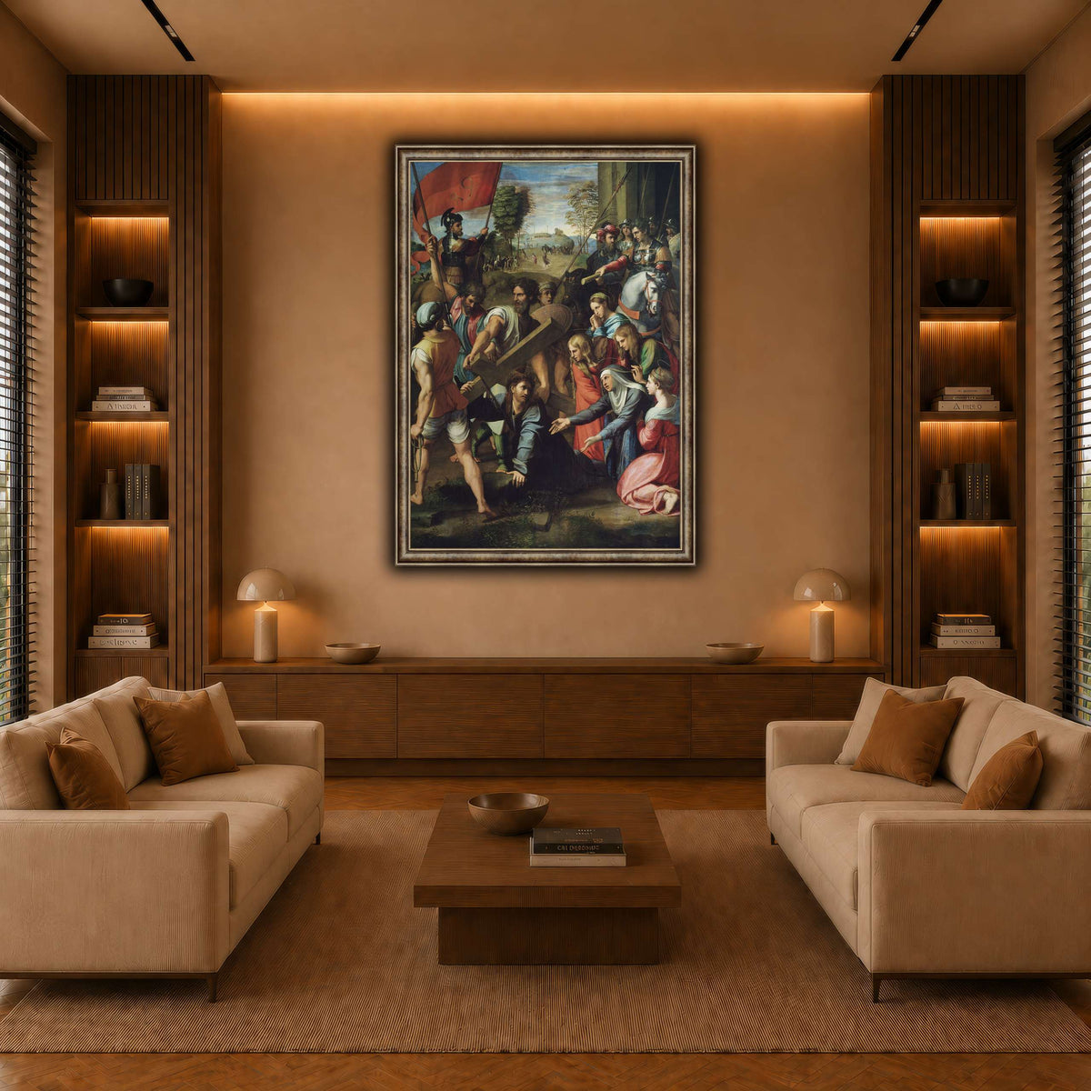 Raphael_Christ_Falling_on_the_Way_to_Calvary warm-living-room