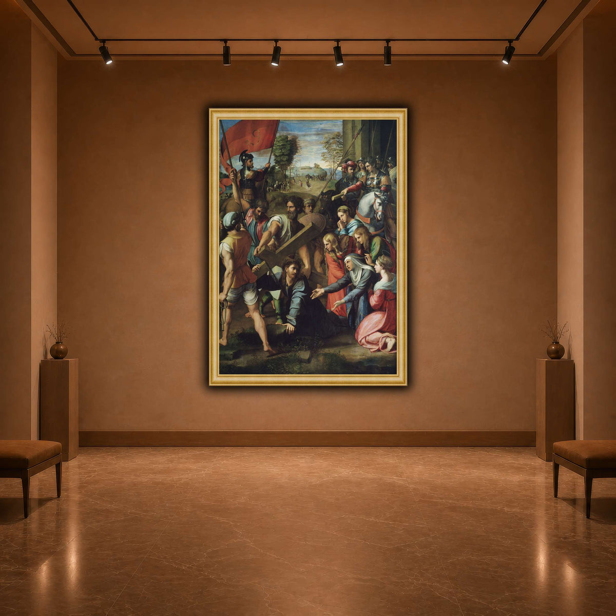 Raphael_Christ_Falling_on_the_Way_to_Calvary warm-agallery