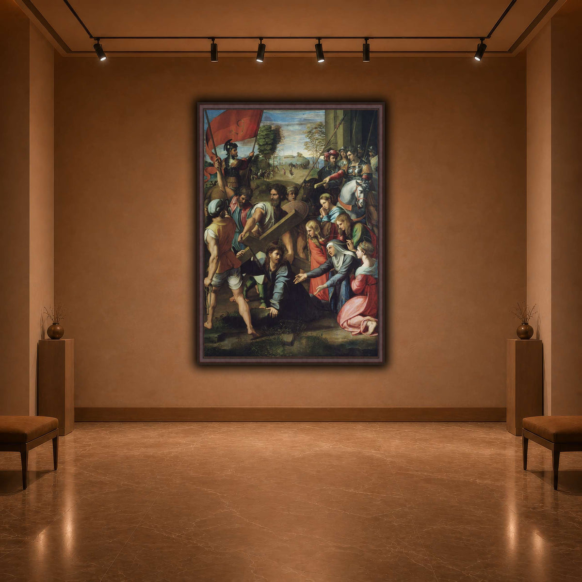 Raphael_Christ_Falling_on_the_Way_to_Calvary warm-agallery