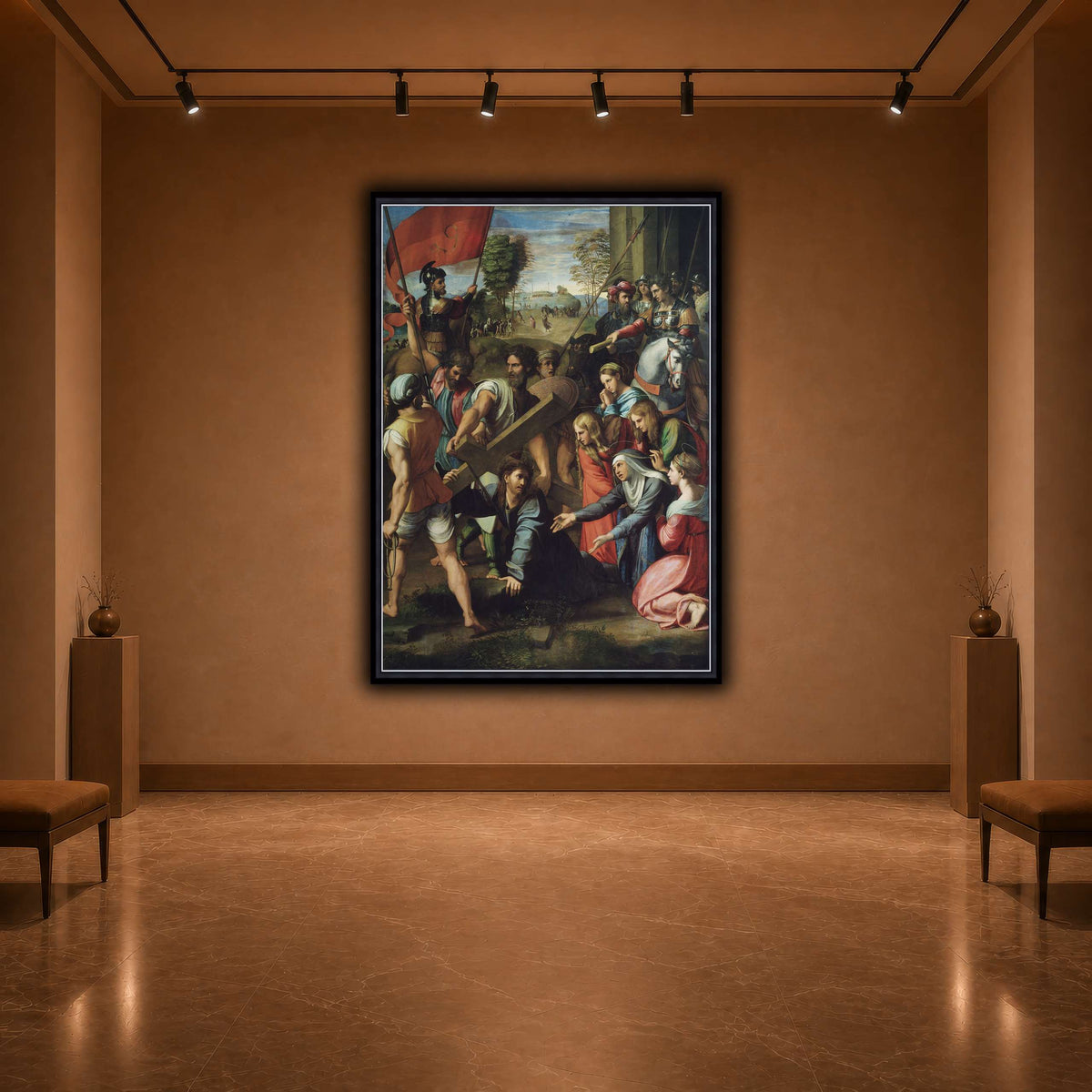 Raphael_Christ_Falling_on_the_Way_to_Calvary warm-agallery