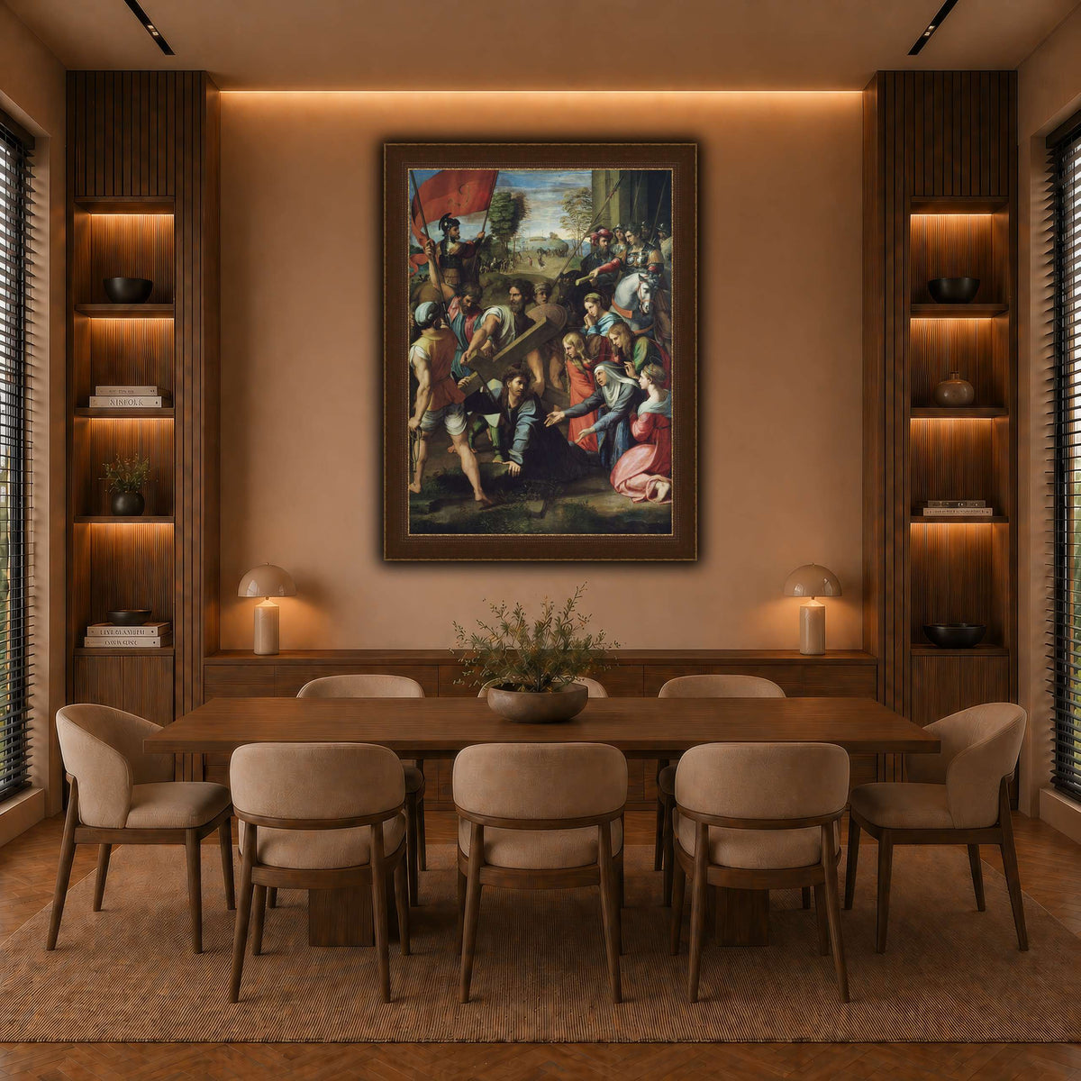 Raphael_Christ_Falling_on_the_Way_to_Calvary warm-dining room