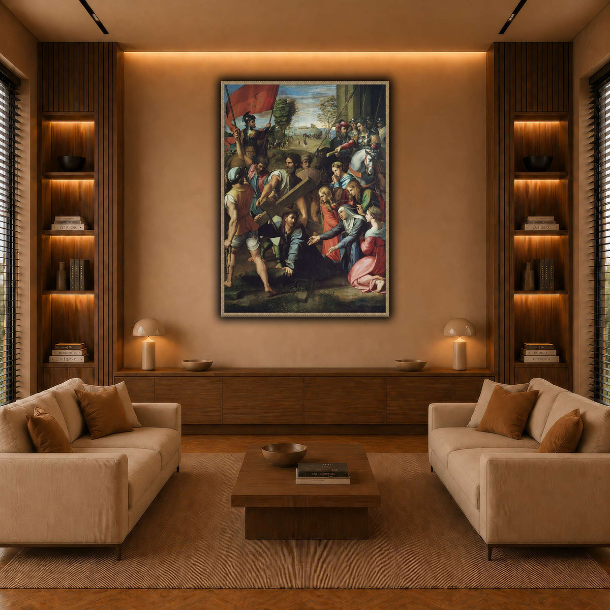 Raphael_Christ_Falling_on_the_Way_to_Calvary warm-living-room