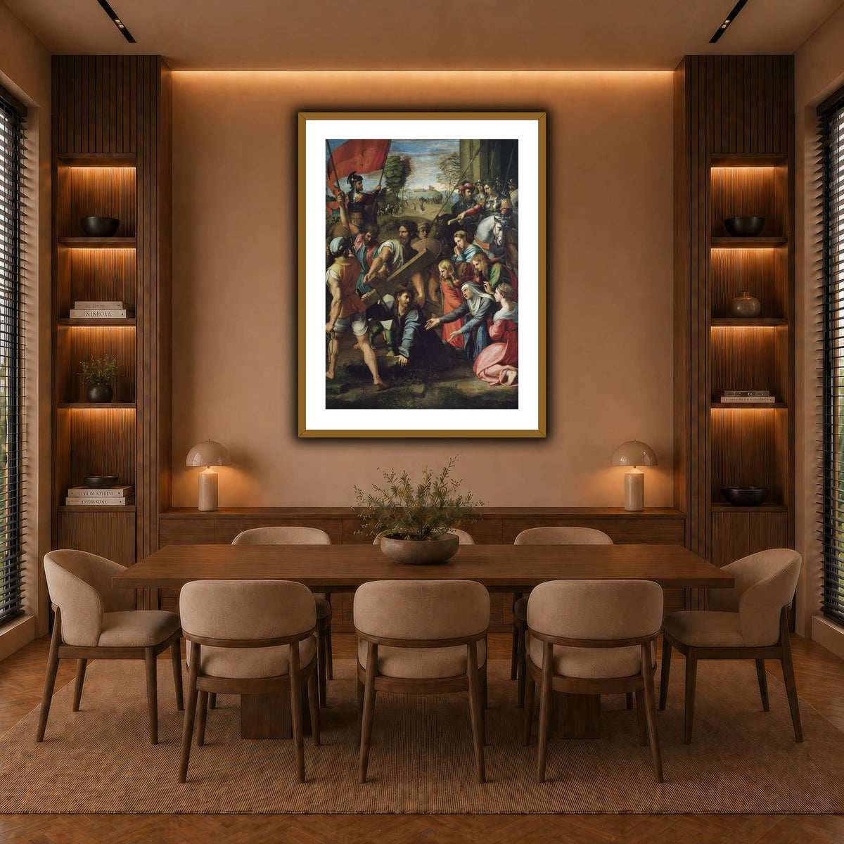 Raphael_Christ_Falling_on_the_Way_to_Calvary warm-dining room