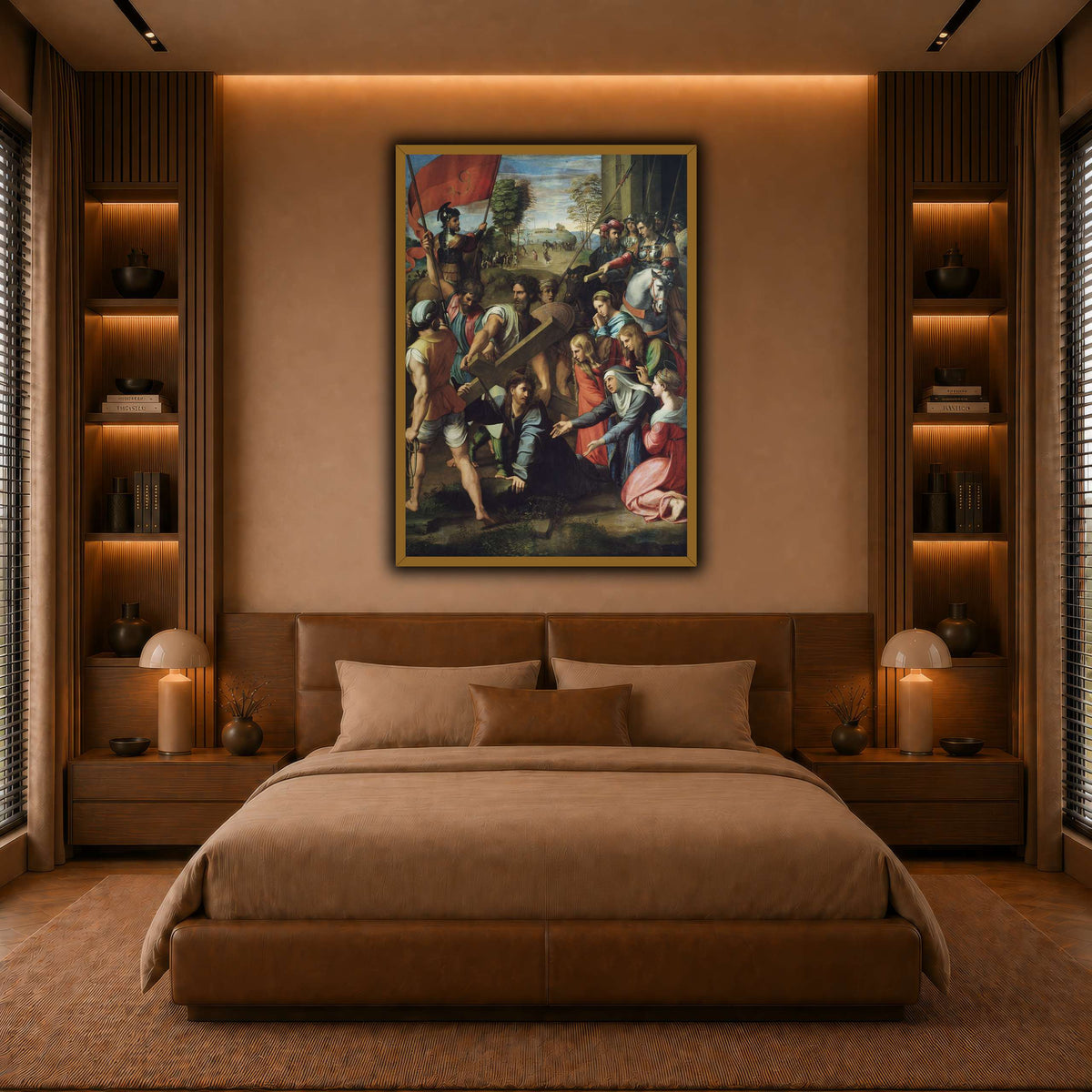 Raphael_Christ_Falling_on_the_Way_to_Calvary warm-bedroom