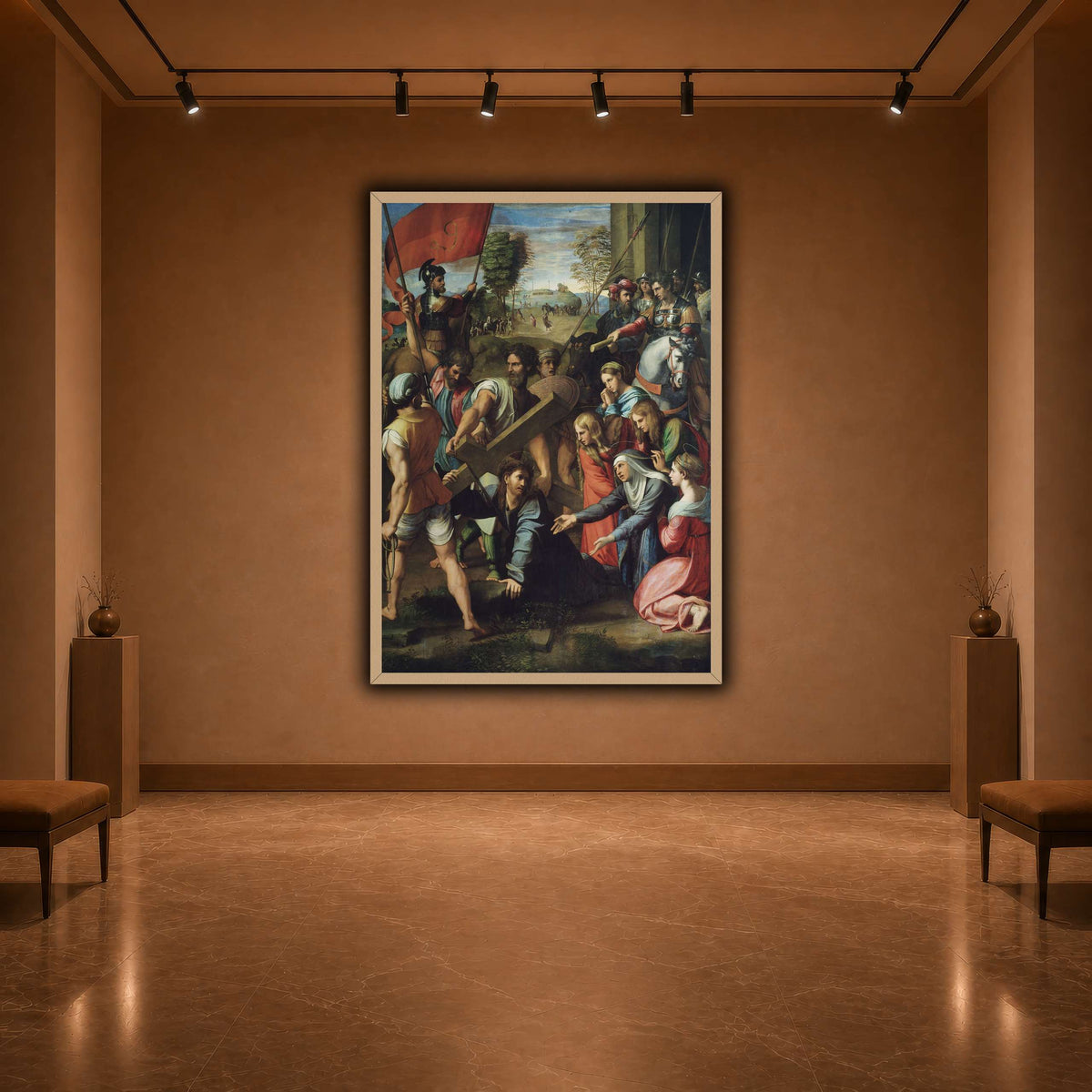 Raphael_Christ_Falling_on_the_Way_to_Calvary warm-agallery