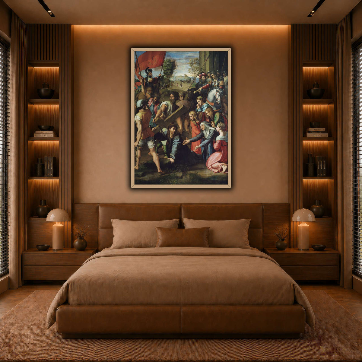 Raphael_Christ_Falling_on_the_Way_to_Calvary warm-bedroom