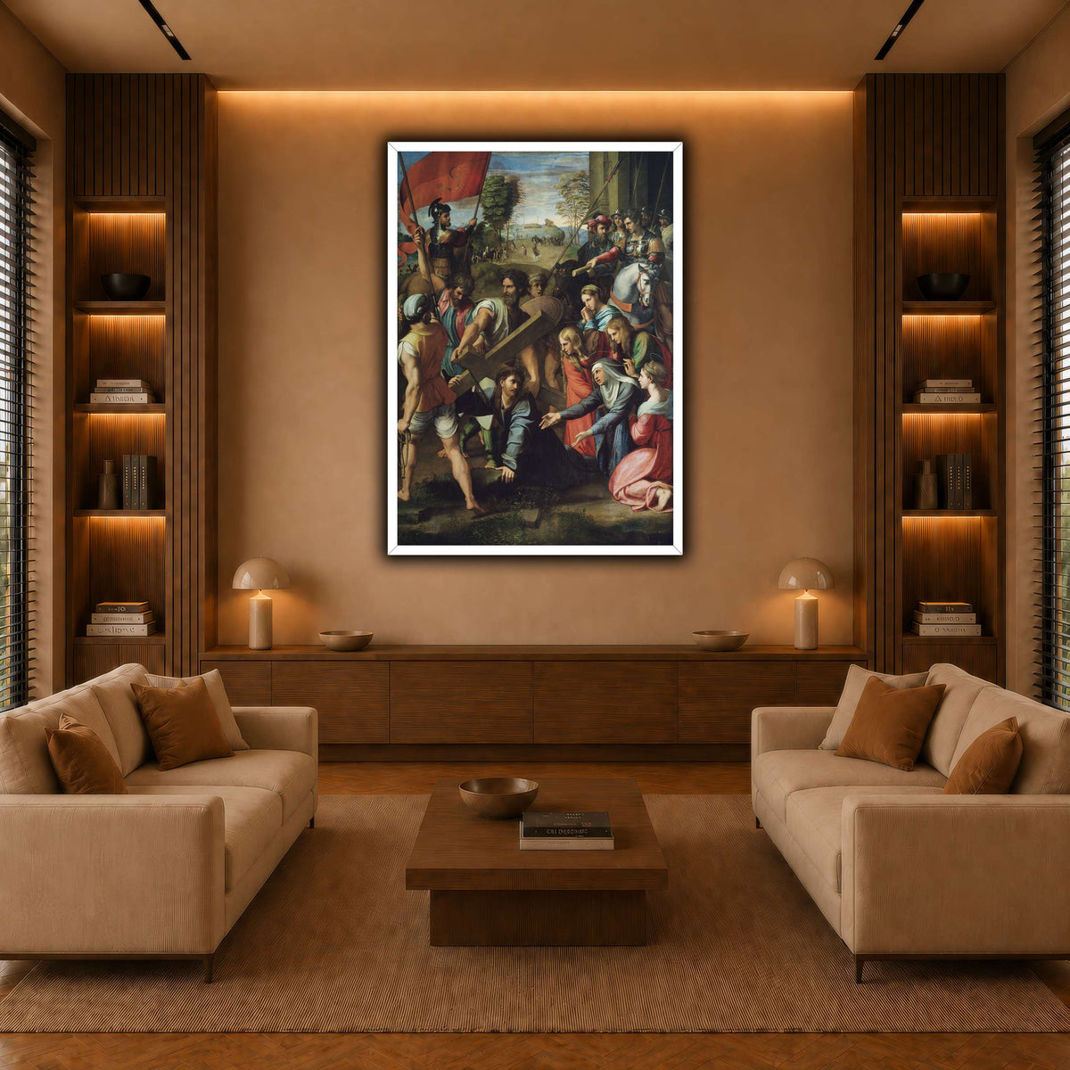 Raphael_Christ_Falling_on_the_Way_to_Calvary warm-living-room