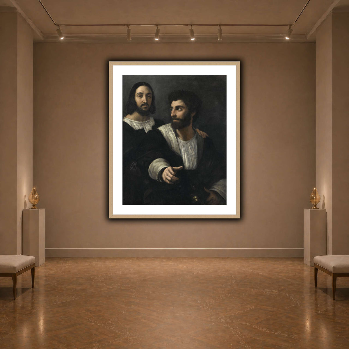 Raphael_self_portrait_with_a_friend dark neutral-agallery