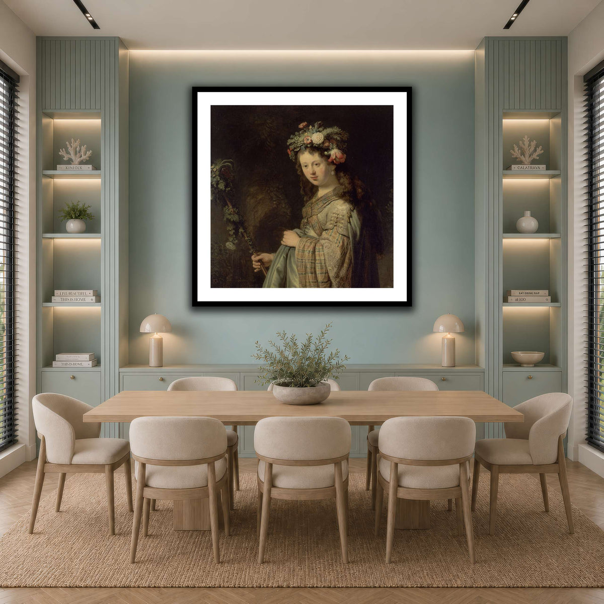 Флора_Rembrandt-van-Rijn cool-dining