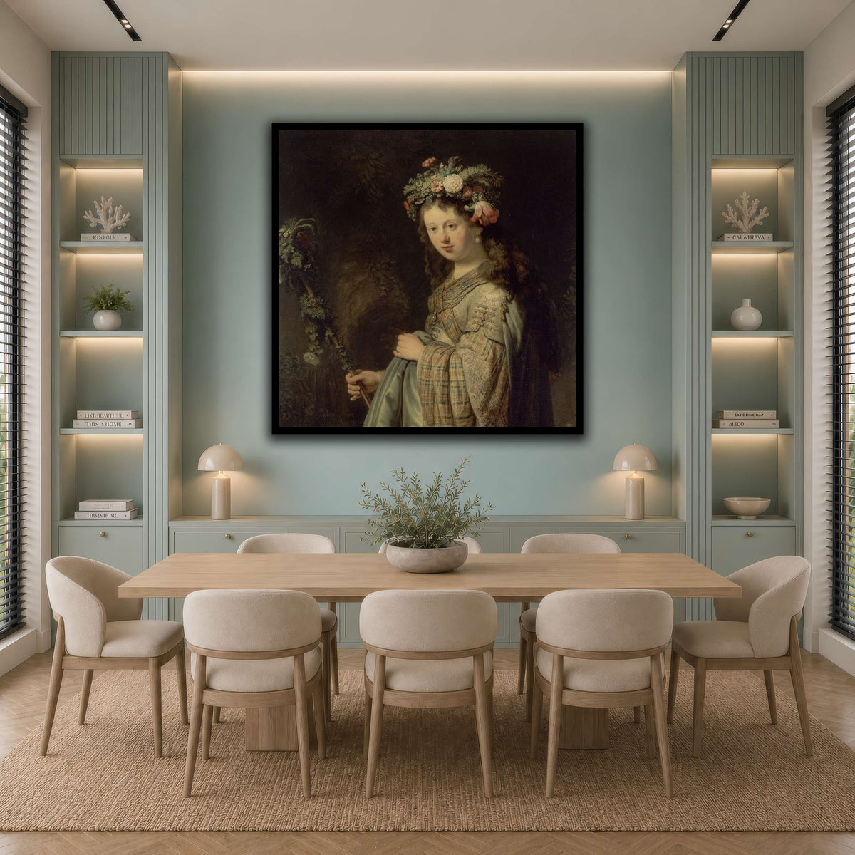 Флора_Rembrandt-van-Rijn cool-dining