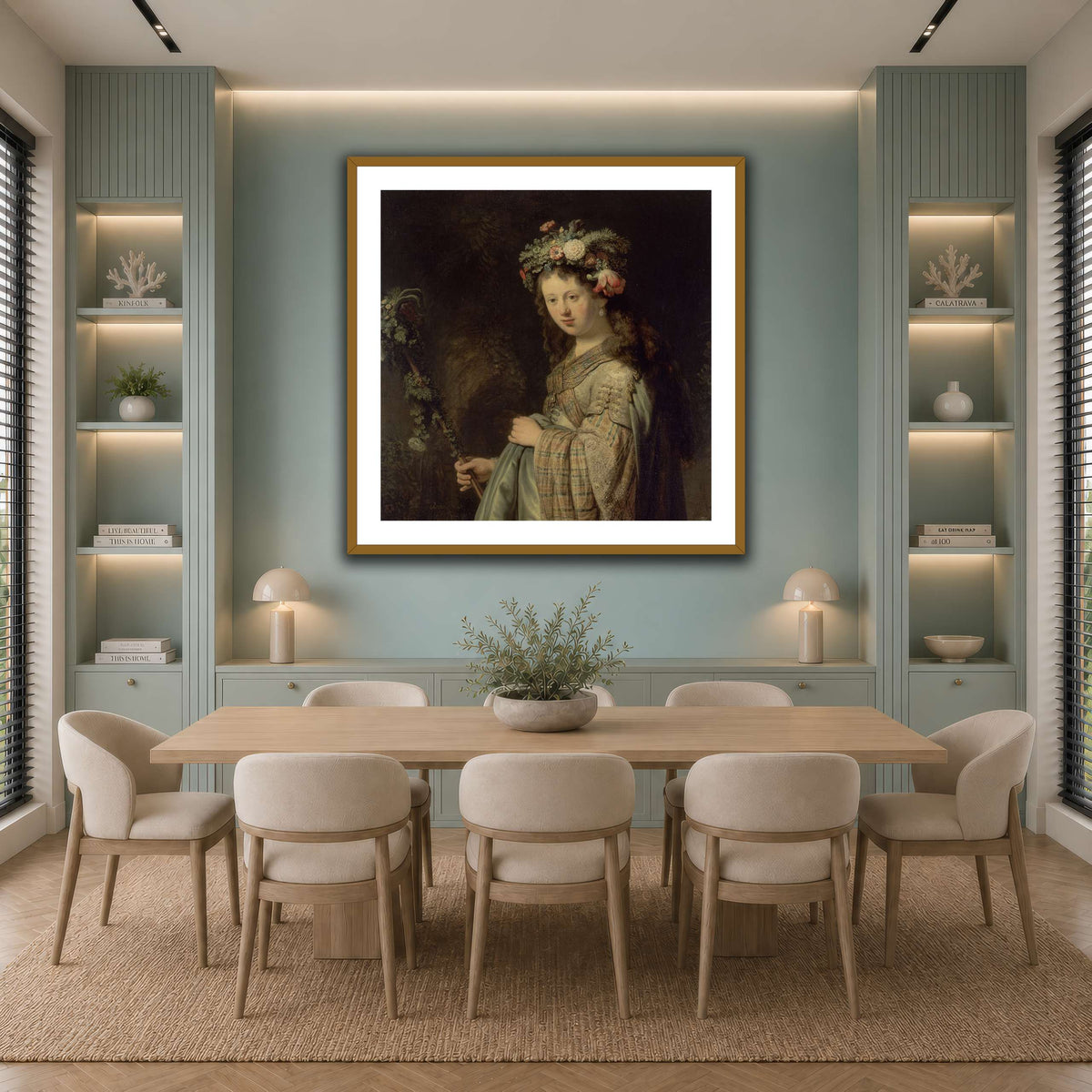 Флора_Rembrandt-van-Rijn cool-dining