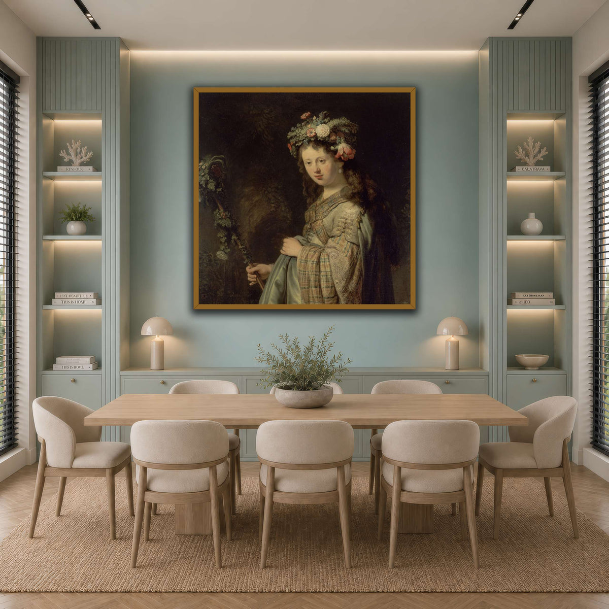 Флора_Rembrandt-van-Rijn cool-dining