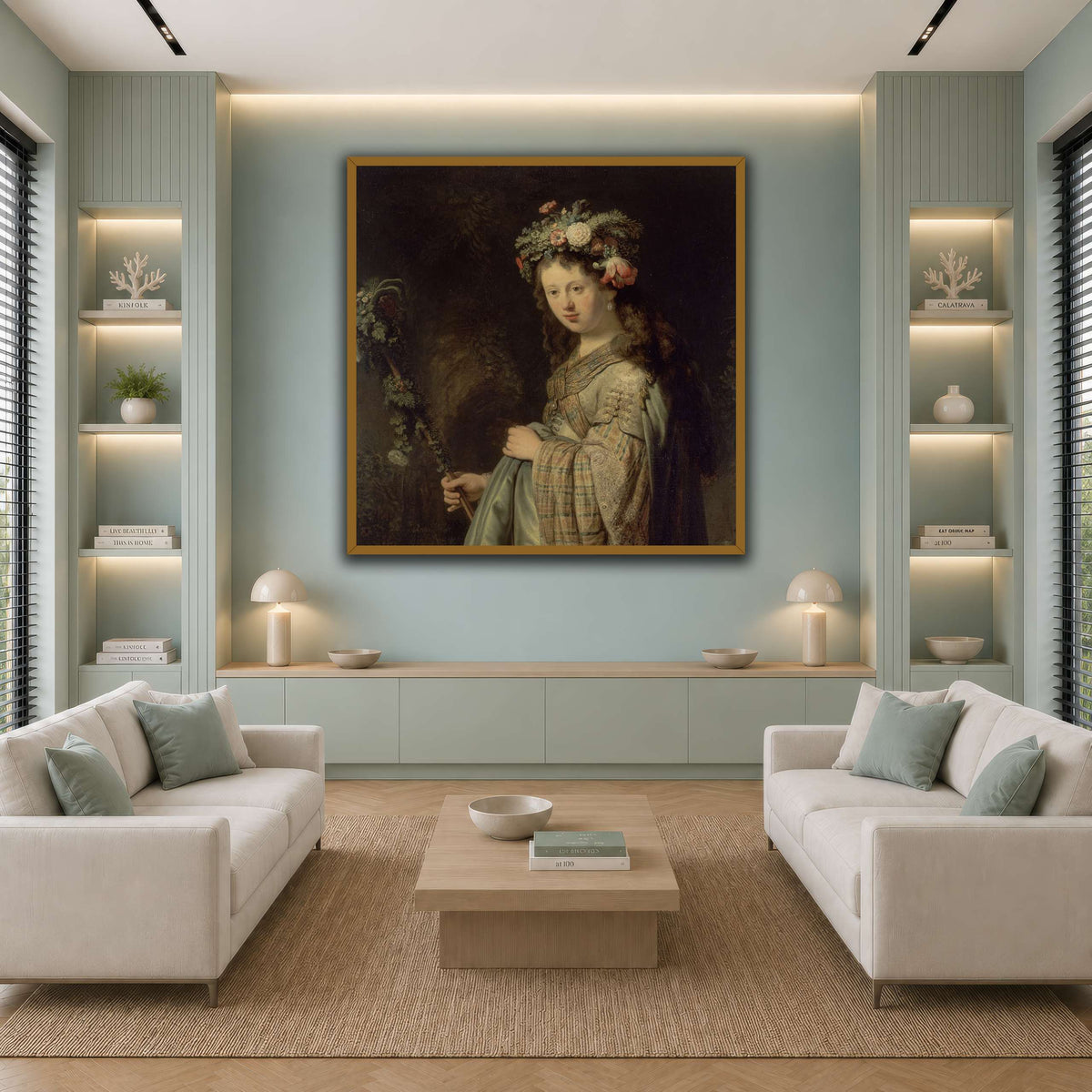Флора_Rembrandt-van-Rijn cool-living room