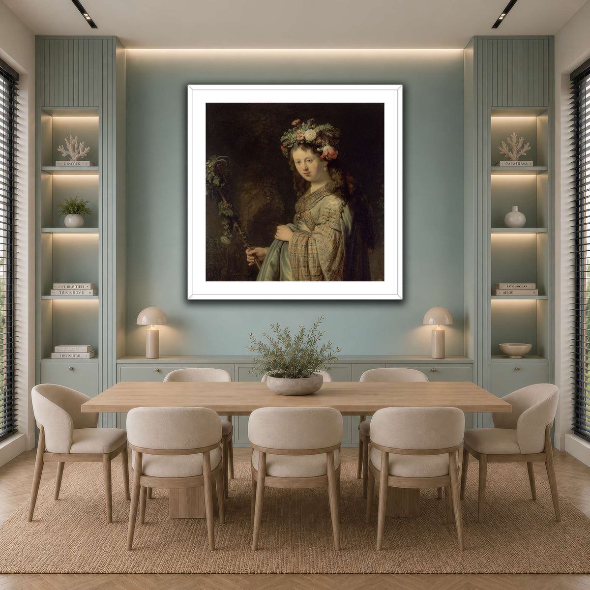 Флора_Rembrandt-van-Rijn cool-dining