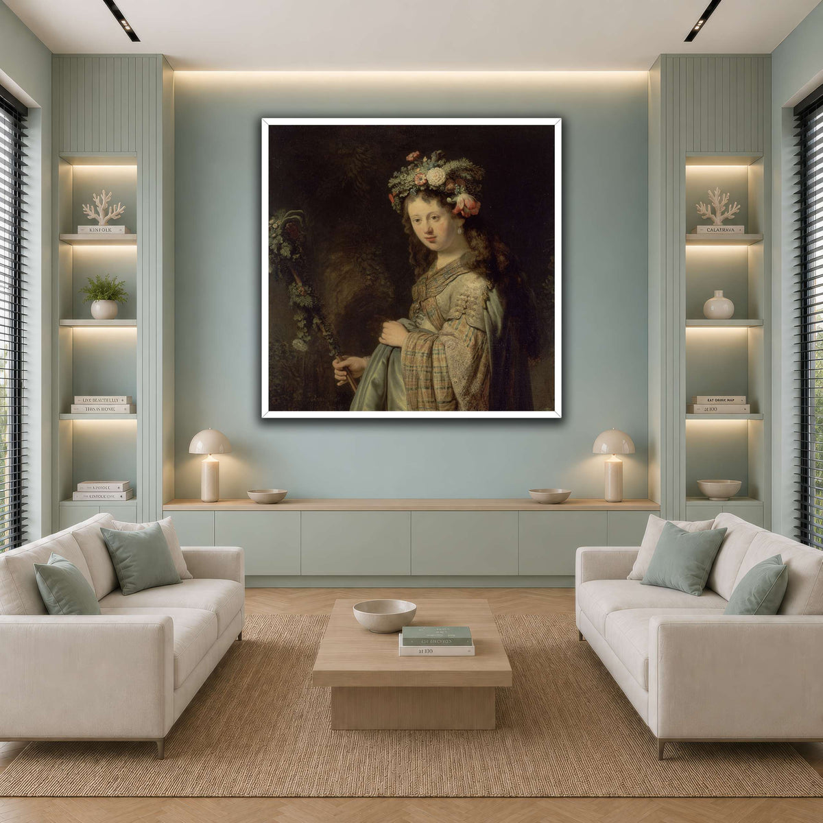 Флора_Rembrandt-van-Rijn cool-living room