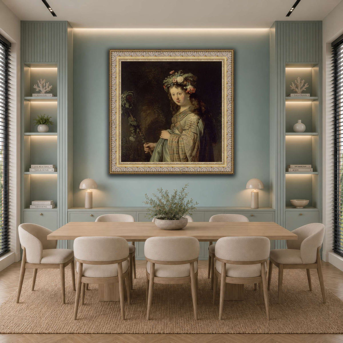 Флора_Rembrandt-van-Rijn cool-dining
