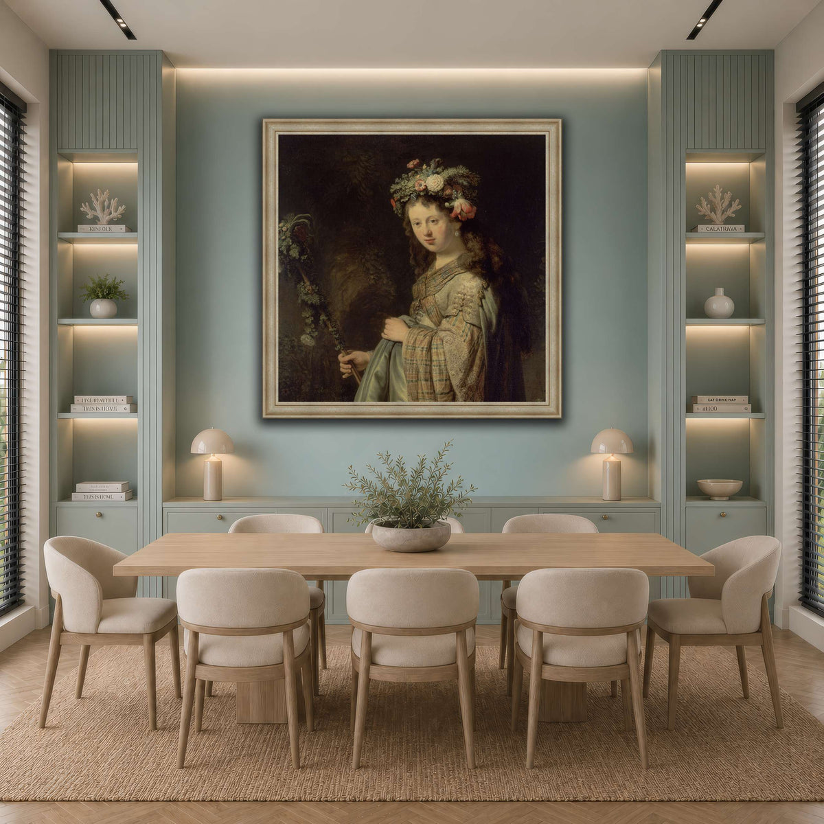 Флора_Rembrandt-van-Rijn cool-dining