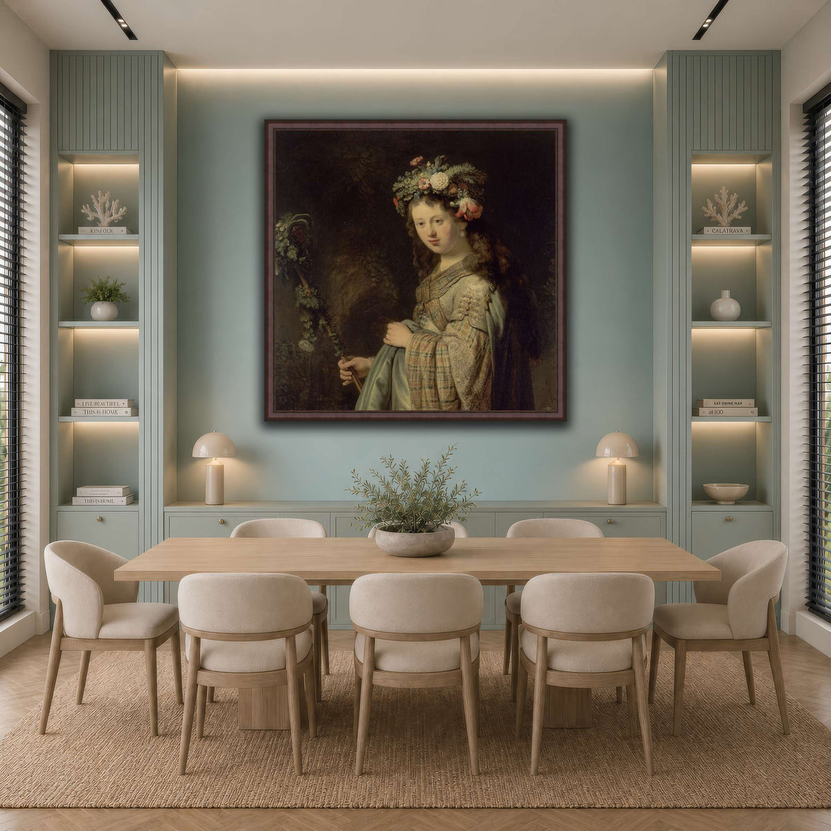 Флора_Rembrandt-van-Rijn cool-dining