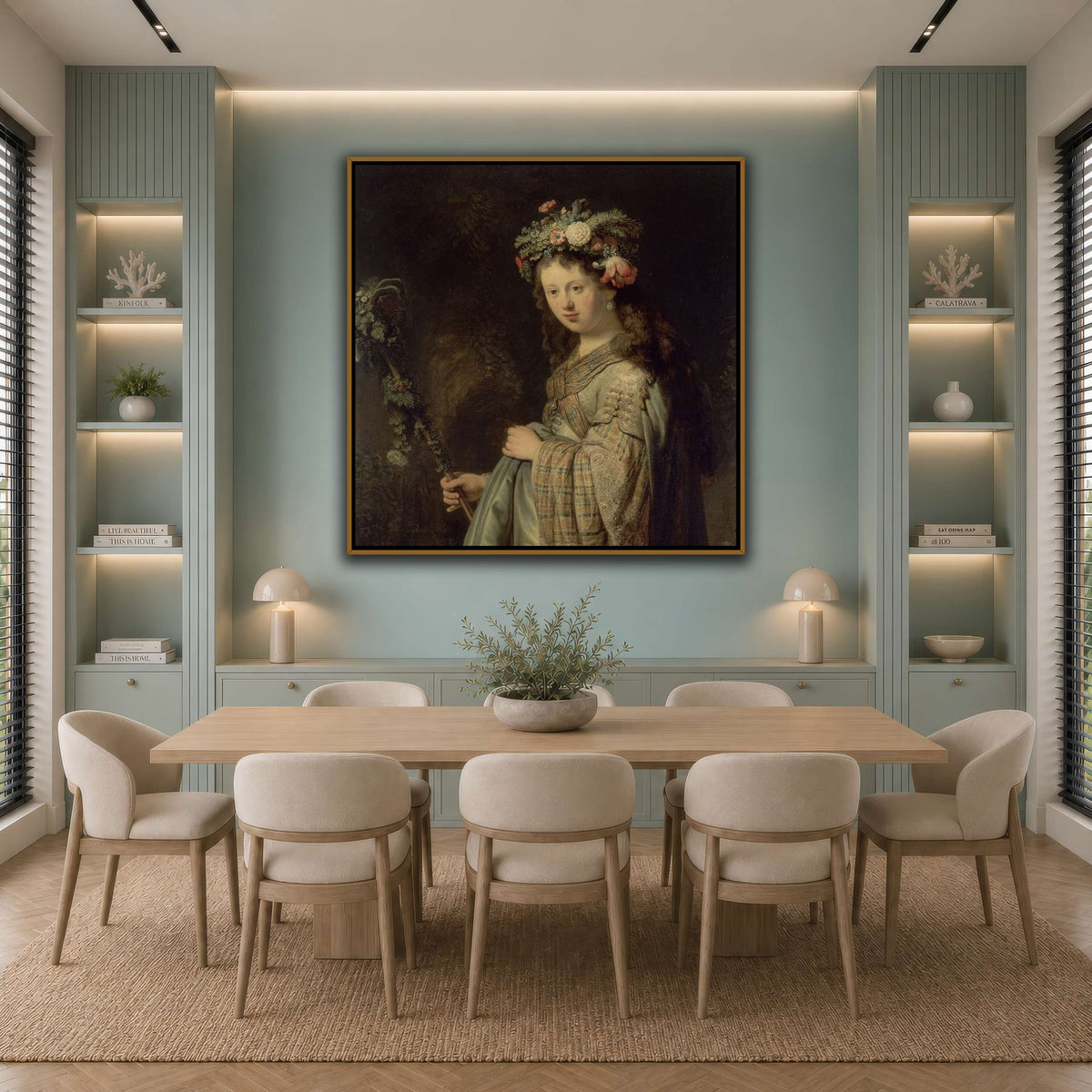 Флора_Rembrandt-van-Rijn cool-dining