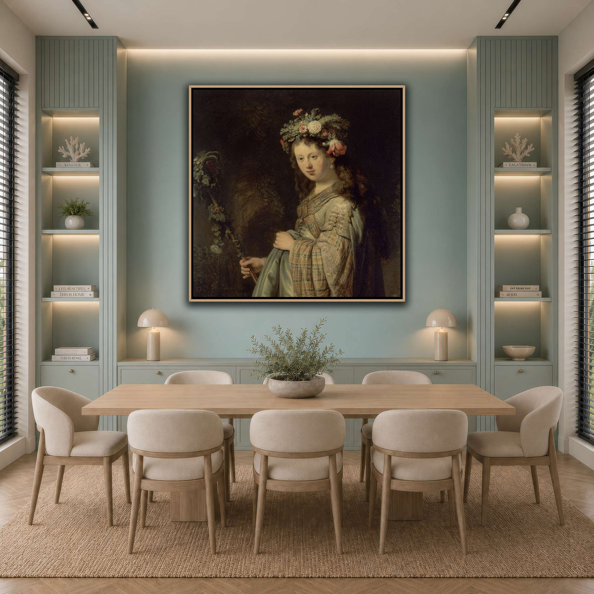 Флора_Rembrandt-van-Rijn cool-dining
