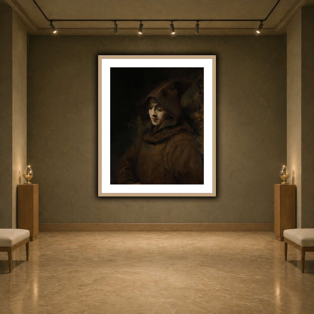 Rembrandts_zoon_Titus_in_monniksdracht_Rembrandt-van-Rijn earth-agallery