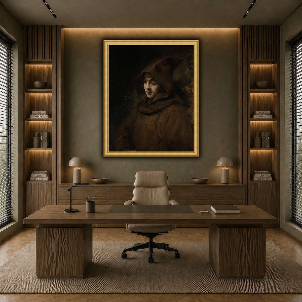 Rembrandts_zoon_Titus_in_monniksdracht_Rembrandt-van-Rijn earth-office