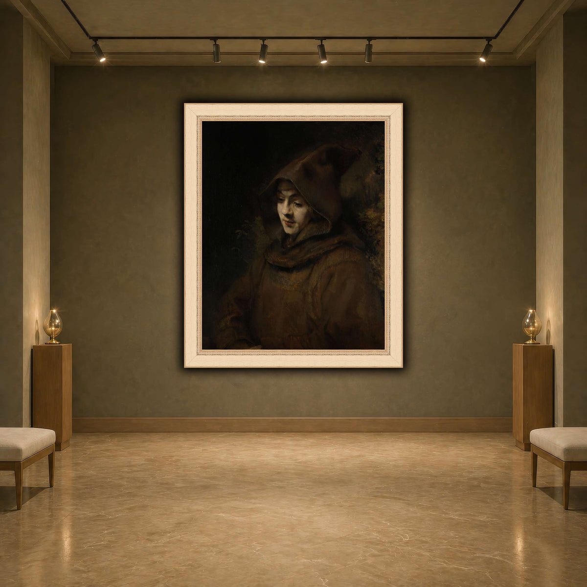 Rembrandts_zoon_Titus_in_monniksdracht_Rembrandt-van-Rijn earth-agallery