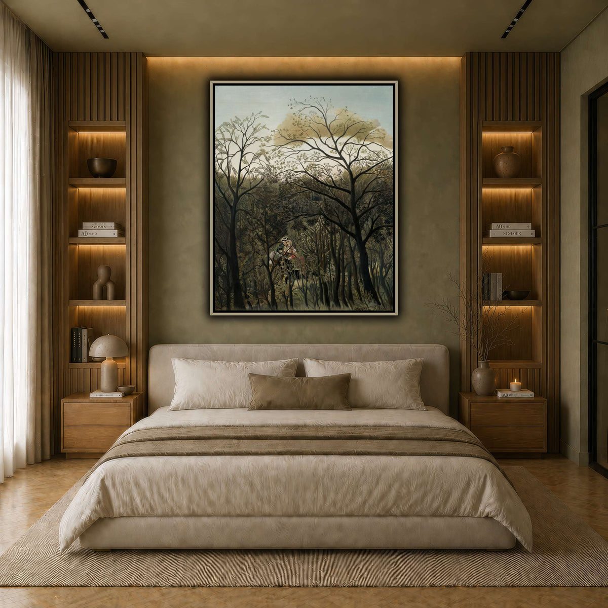 Rendezvous-in-the-Forest-1889_Henri-Rousseau earth-bedroom