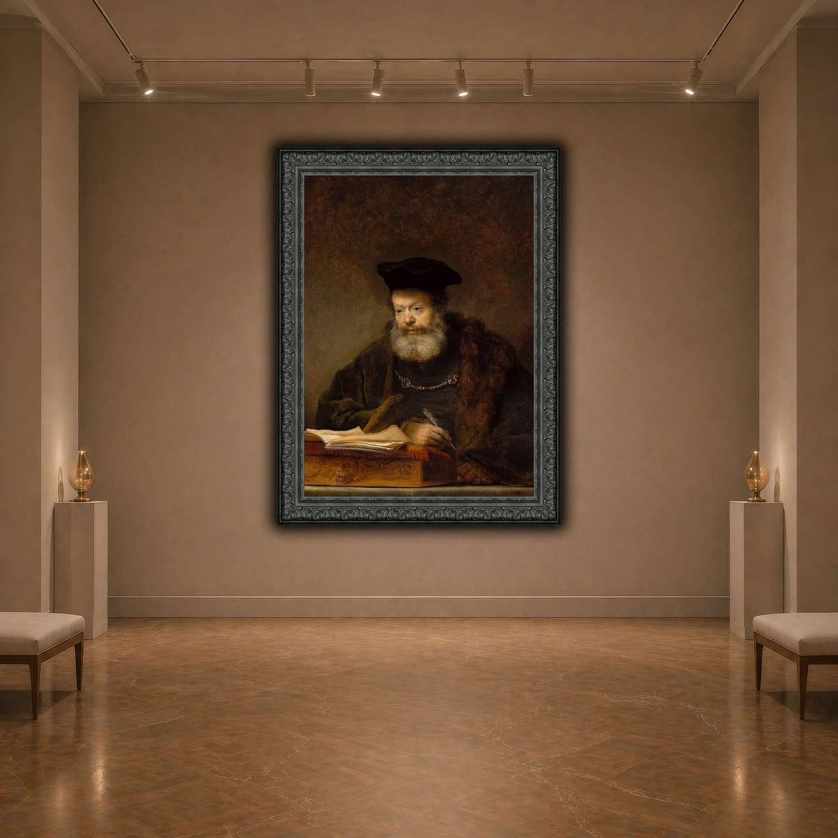 Scholar_at_the_Lectern_Rembrandt-van-Rijn dark neutral-agallery