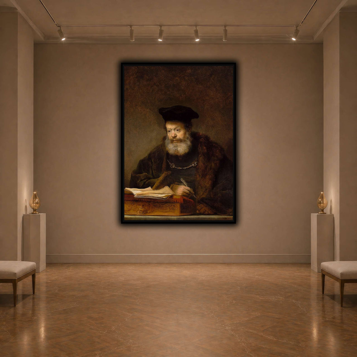 Scholar_at_the_Lectern_Rembrandt-van-Rijn dark neutral-agallery